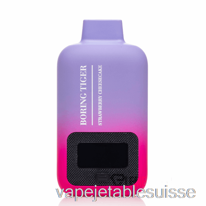 Vape Suisse Luffbar Ennuyeux Tigre 25000 Cheesecake Aux Fraises Jetable